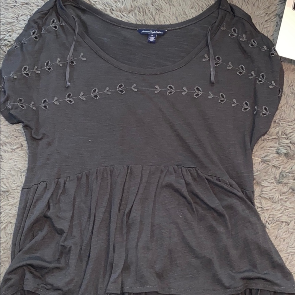 Gray American eagle short sleeve